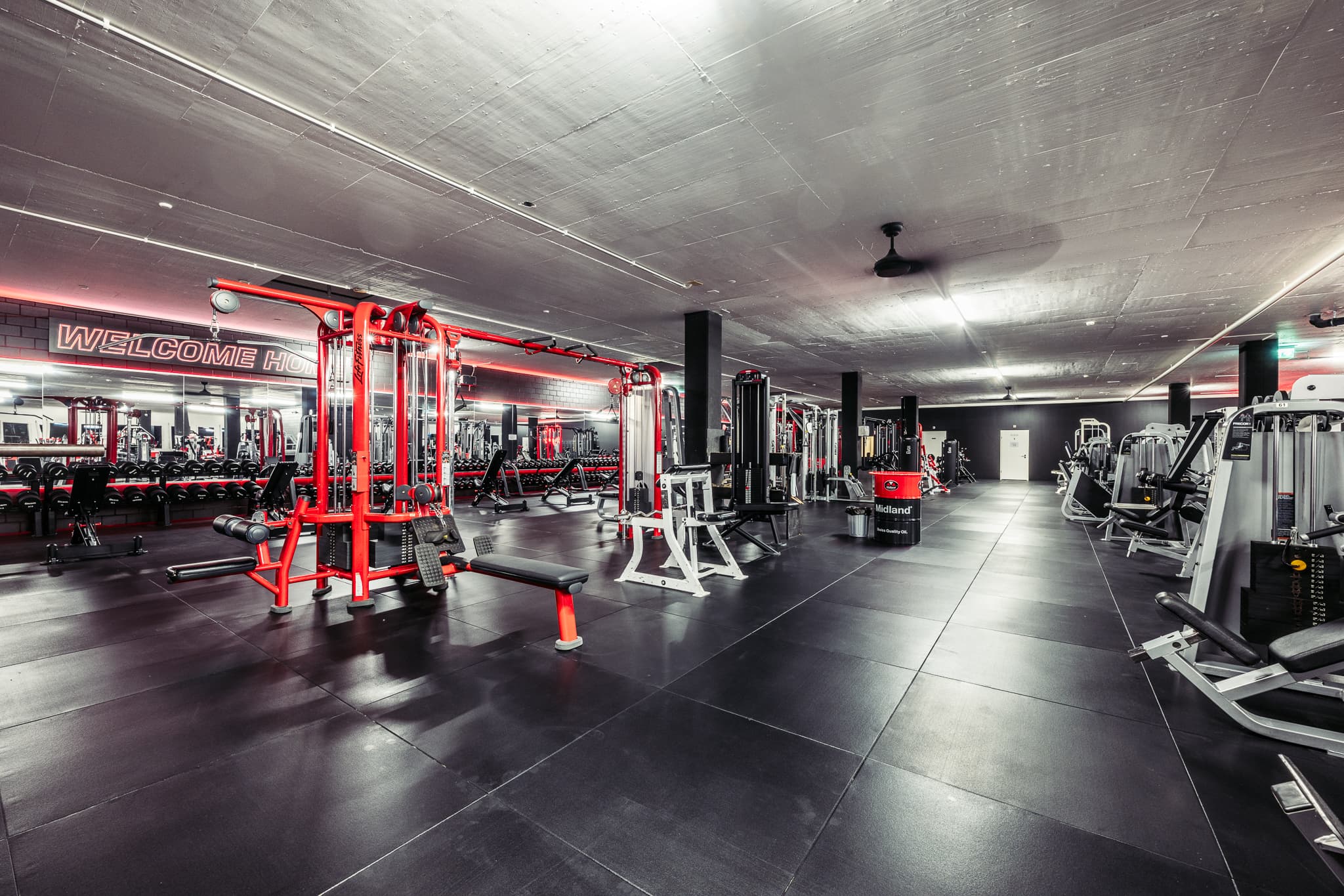 Powerrack-Bereich Reinach